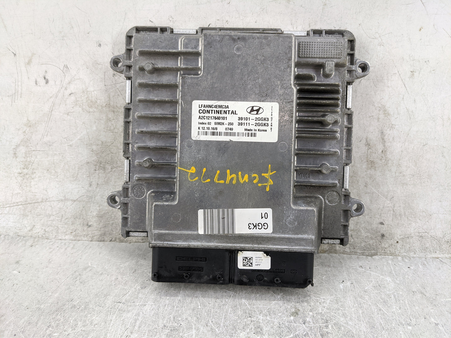 2015-2017 Hyundai Sonata PCM Engine Control Computer ECU ECM PCU OEM P/N:39101-2GGK3 39111-2GGK3 Fits Fits 2015 2016 2017 OE