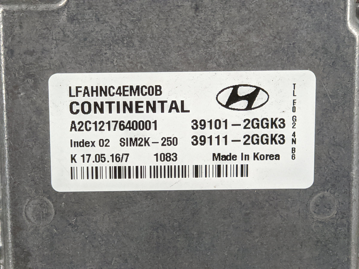 2015-2017 Hyundai Sonata PCM Engine Control Computer ECU ECM PCU OEM P/N:39101-2GGK3 39111-2GGK3, LFAHNC4EMC0B Fits 2015 201