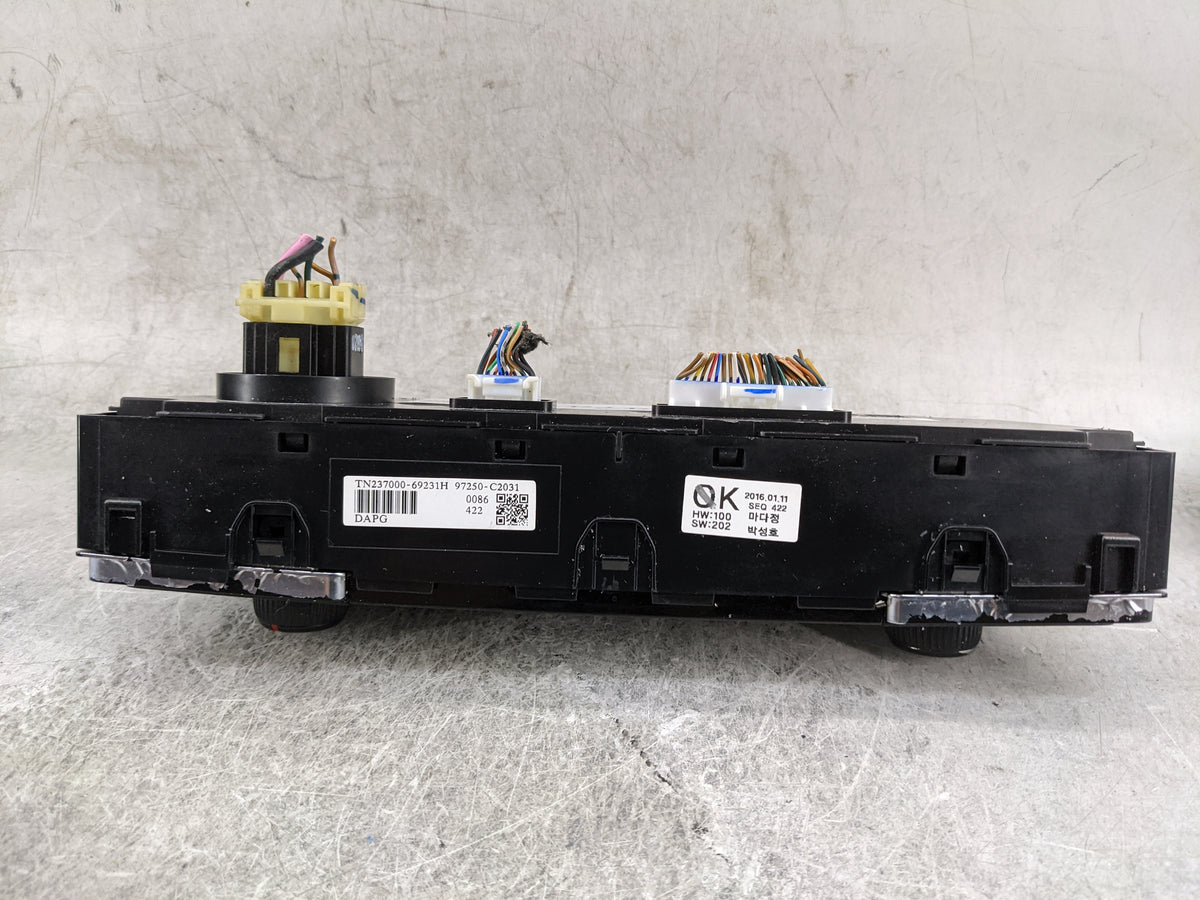 2015-2017 Hyundai Sonata Climate Control Module Temperature AC/Heater Replacement P/N:97250-C2031 TN237000-69231H Fits OEM U