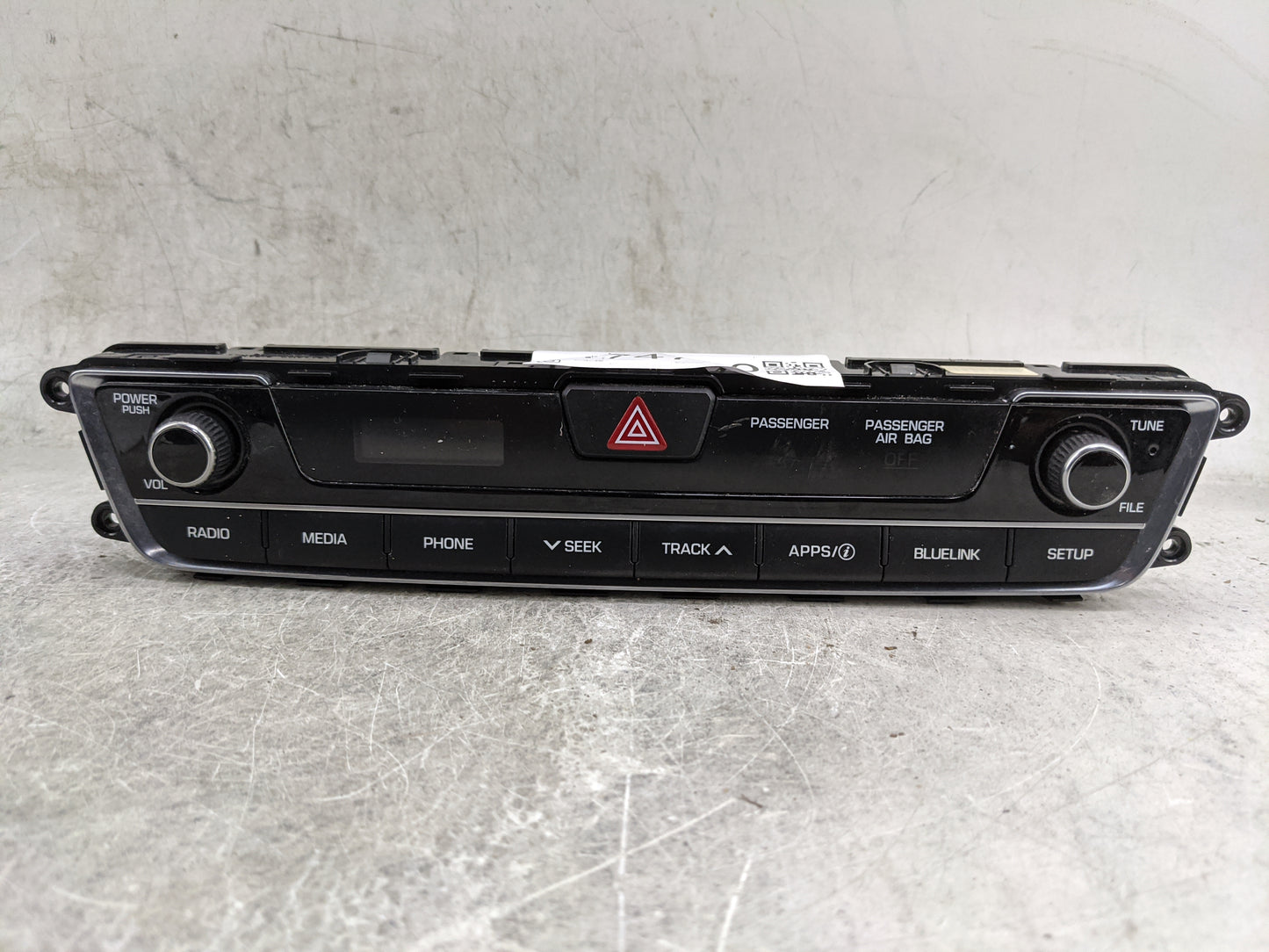 2017 Hyundai Sonata Climate Control Module Temperature AC/Heater Replacement P/N:94510-C2530 D2AU Fits OEM Used Auto Parts -