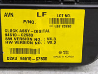 2017 Hyundai Sonata Climate Control Module Temperature AC/Heater Replacement P/N:94510-C2530 D2AU Fits OEM Used Auto Parts -