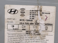 2016-2017 Hyundai Sonata Radio AM FM Cd Player Receiver Replacement P/N:96170-C20504X Fits Fits 2016 2017 OEM Used Auto Part