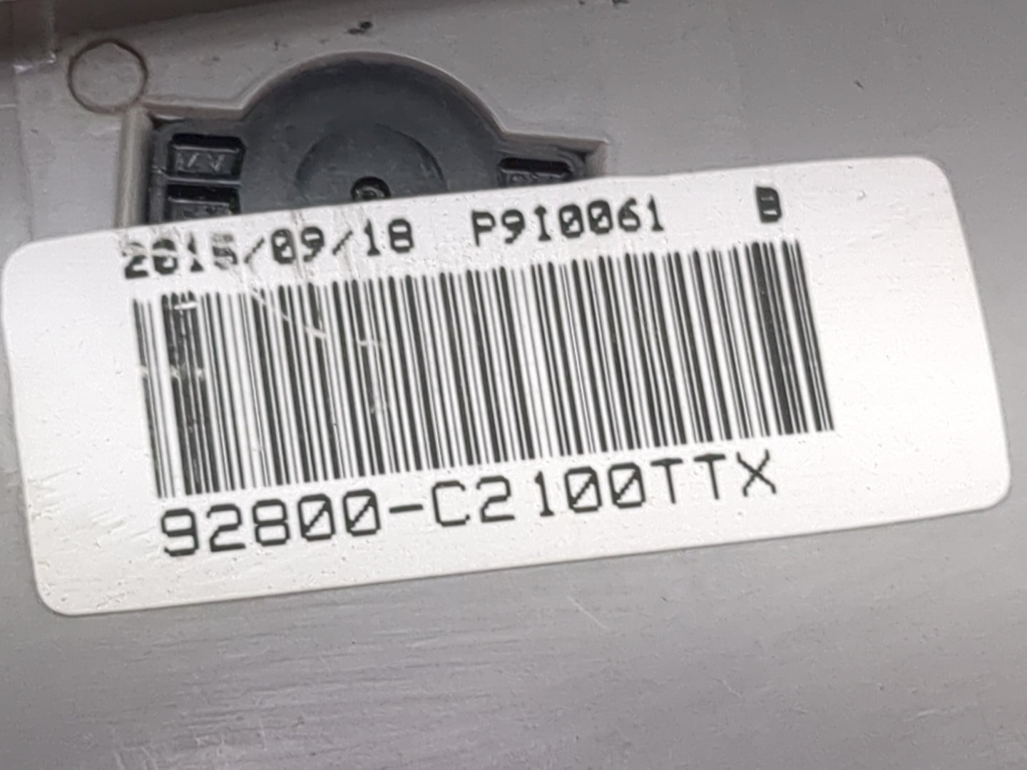 2015-2017 Hyundai Sonata Overhead Roof Console Gray - Oemusedautoparts1.com