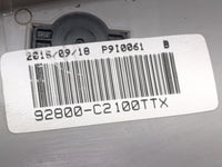 2015-2017 Hyundai Sonata Overhead Roof Console Gray - Oemusedautoparts1.com