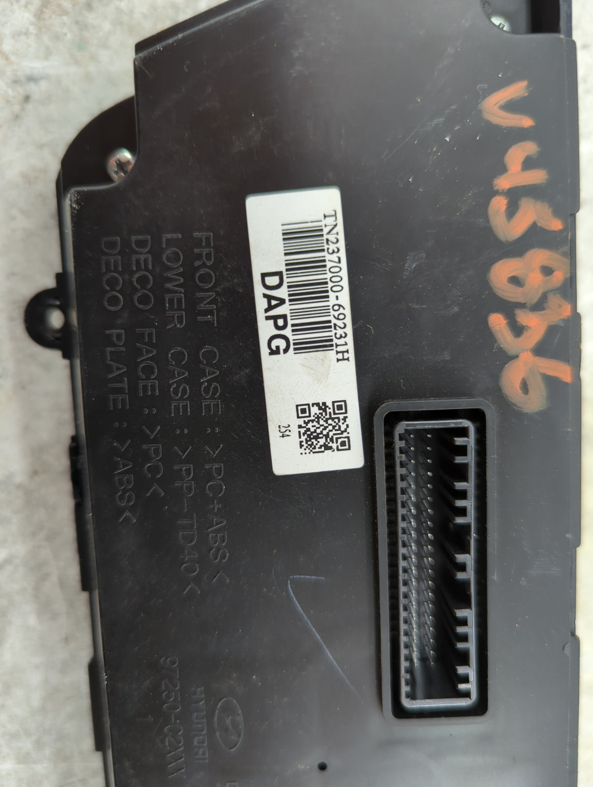 2017 Hyundai Sonata Climate Control Module Temperature AC/Heater Replacement P/N:97250-C200X TN237000-69231H Fits OEM Used A