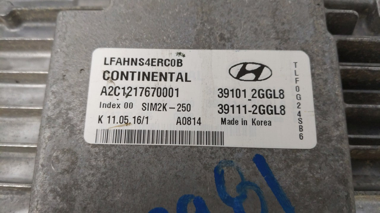 2015-2017 Hyundai Sonata PCM Engine Control Computer ECU ECM PCU OEM P/N:39101-2GGL8 39111-2GGL8 Fits Fits 2015 2016 2017 OE