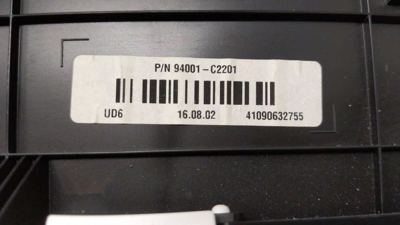 2016-2017 Hyundai Sonata Instrument Cluster Speedometer Gauges P/N:94001-C2201 Fits Fits 2016 2017 OEM Used Auto Parts - Oem