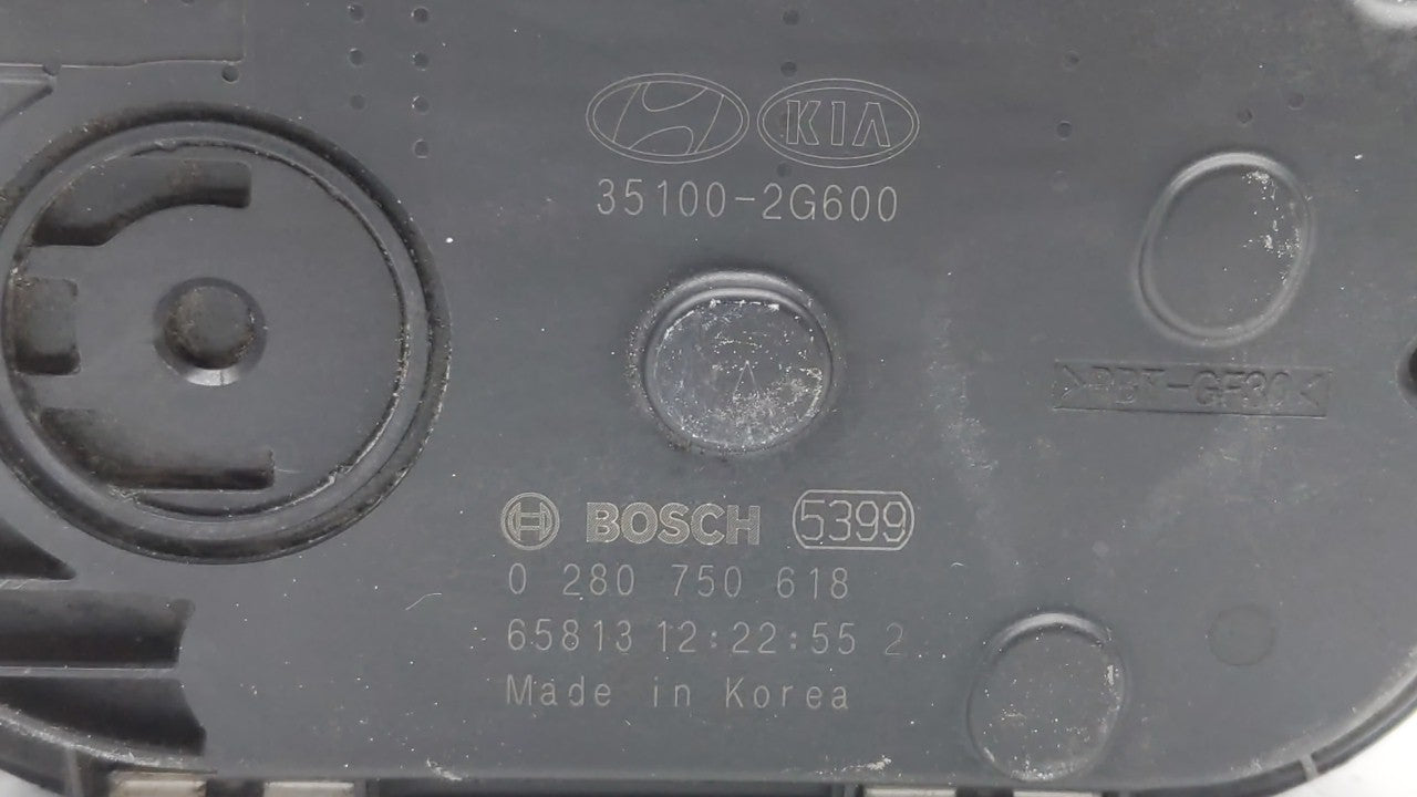 2015-2019 Hyundai Sonata Throttle Body P/N:0 280 750 618 35100-2G600 Fits Fits 2015 2016 2017 2018 2019 OEM Used Auto Parts 