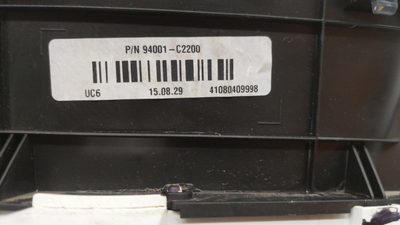 2016-2017 Hyundai Sonata Instrument Cluster Speedometer Gauges P/N:94001-C2201 94001-C2200 Fits Fits 2016 2017 OEM Used Auto
