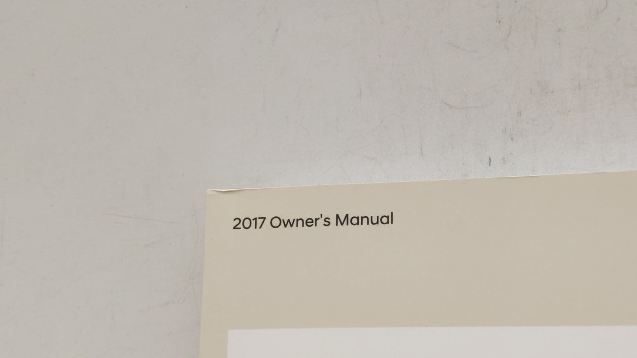 2017 Hyundai Sonata Owners Manual Book Guide OEM Used Auto Parts - Oemusedautoparts1.com