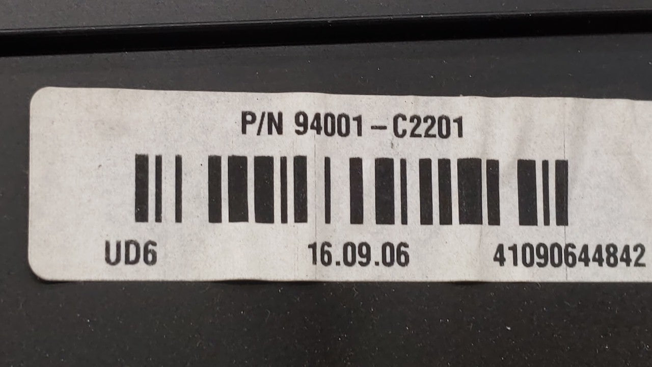 2016-2017 Hyundai Sonata Instrument Cluster Speedometer Gauges P/N:94001-C2201 94001-C2200 Fits Fits 2016 2017 OEM Used Auto