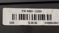 2016-2017 Hyundai Sonata Instrument Cluster Speedometer Gauges P/N:94001-C2201 94001-C2200 Fits Fits 2016 2017 OEM Used Auto