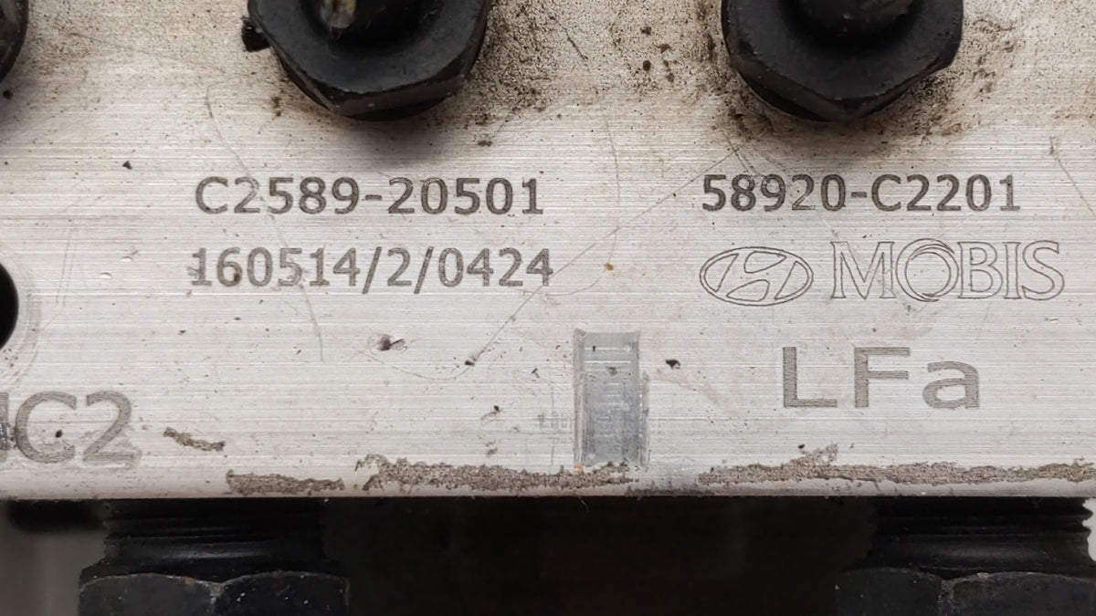2015-2017 Hyundai Sonata Anti-Lock Brake ABS Pump Module Actuator OEM P/N:58920-C2201 Fits Fits 2015 2016 2017 OEM Used Auto