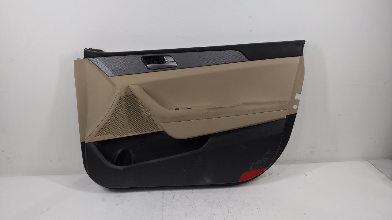 2017 Hyundai Sonata Front Right Passenger Interior Door Panel Trim - Oemusedautoparts1.com