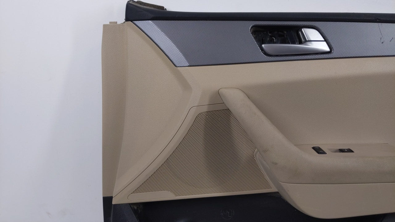 2017 Hyundai Sonata Front Right Passenger Interior Door Panel Trim - Oemusedautoparts1.com