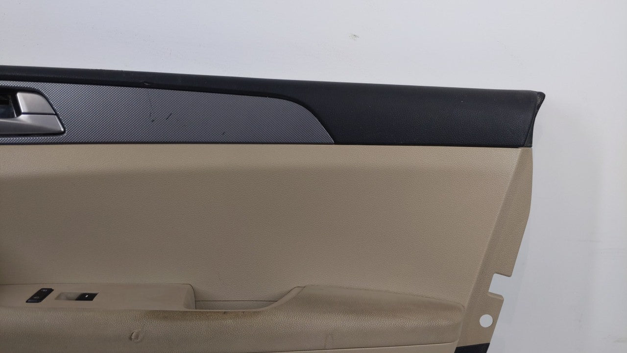 2017 Hyundai Sonata Front Right Passenger Interior Door Panel Trim - Oemusedautoparts1.com