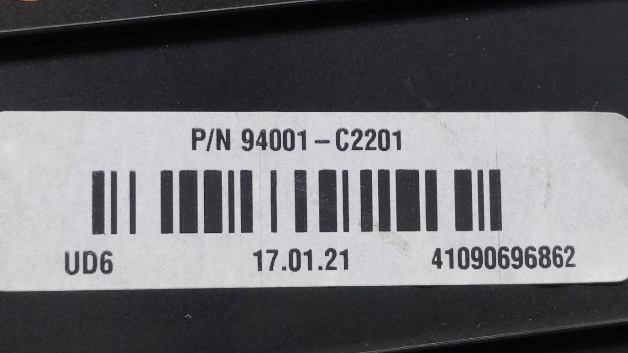 2016-2017 Hyundai Sonata Instrument Cluster Speedometer Gauges P/N:94001-C2201 94001-C2200 Fits Fits 2016 2017 OEM Used Auto