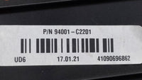 2016-2017 Hyundai Sonata Instrument Cluster Speedometer Gauges P/N:94001-C2201 94001-C2200 Fits Fits 2016 2017 OEM Used Auto