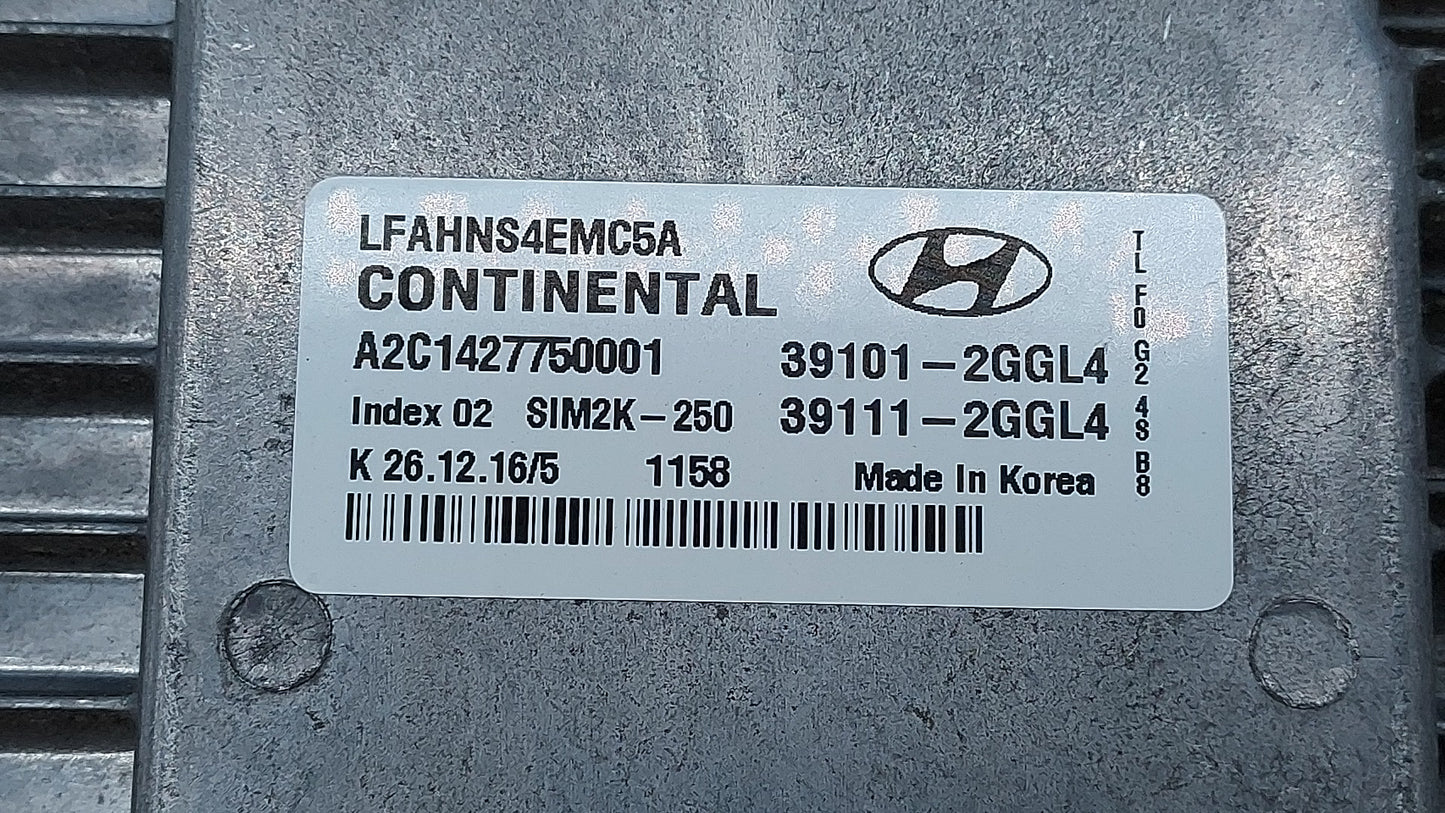 2015-2017 Hyundai Sonata PCM Engine Control Computer ECU ECM PCU OEM P/N:39101-2GGK0 39101-2GGL4 Fits Fits 2015 2016 2017 OE
