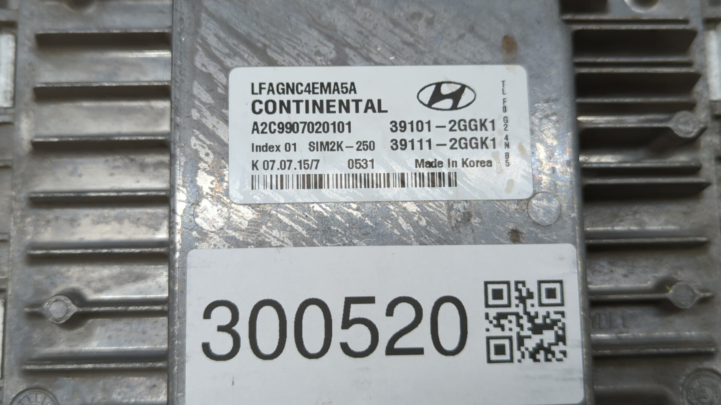 2015-2017 Hyundai Sonata PCM Engine Control Computer ECU ECM PCU OEM P/N:39101-2GGL2 39111-2GGL2 Fits Fits 2015 2016 2017 OE