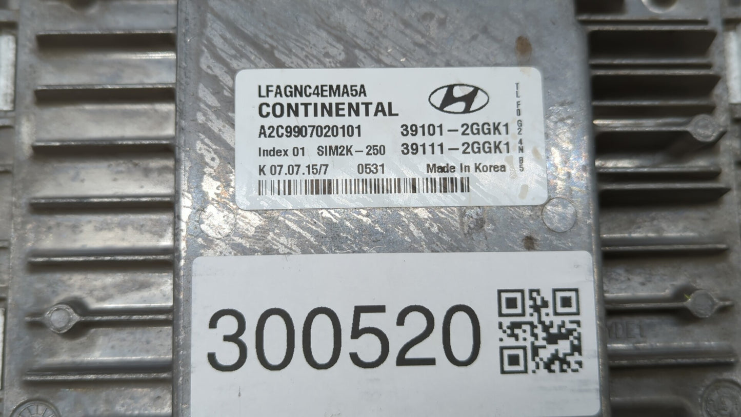 2015-2017 Hyundai Sonata PCM Engine Control Computer ECU ECM PCU OEM P/N:39101-2GGL2 39111-2GGL2 Fits Fits 2015 2016 2017 OE
