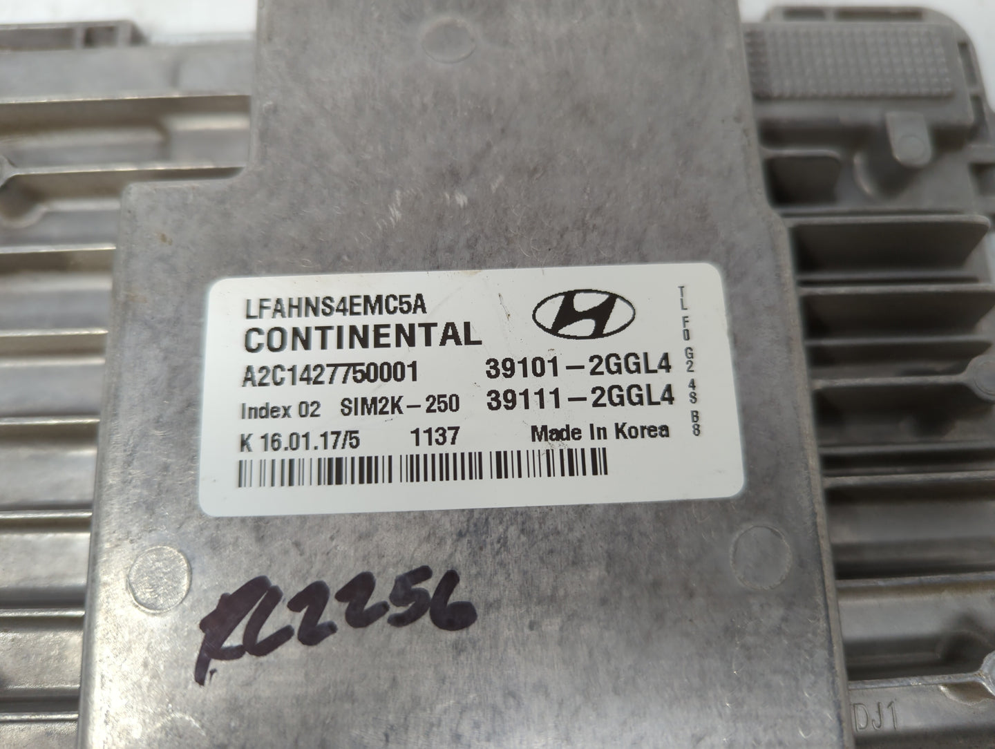 2015-2017 Hyundai Sonata PCM Engine Control Computer ECU ECM PCU OEM P/N:39101-2GGL2 39111-2GGL2 Fits Fits 2015 2016 2017 OE