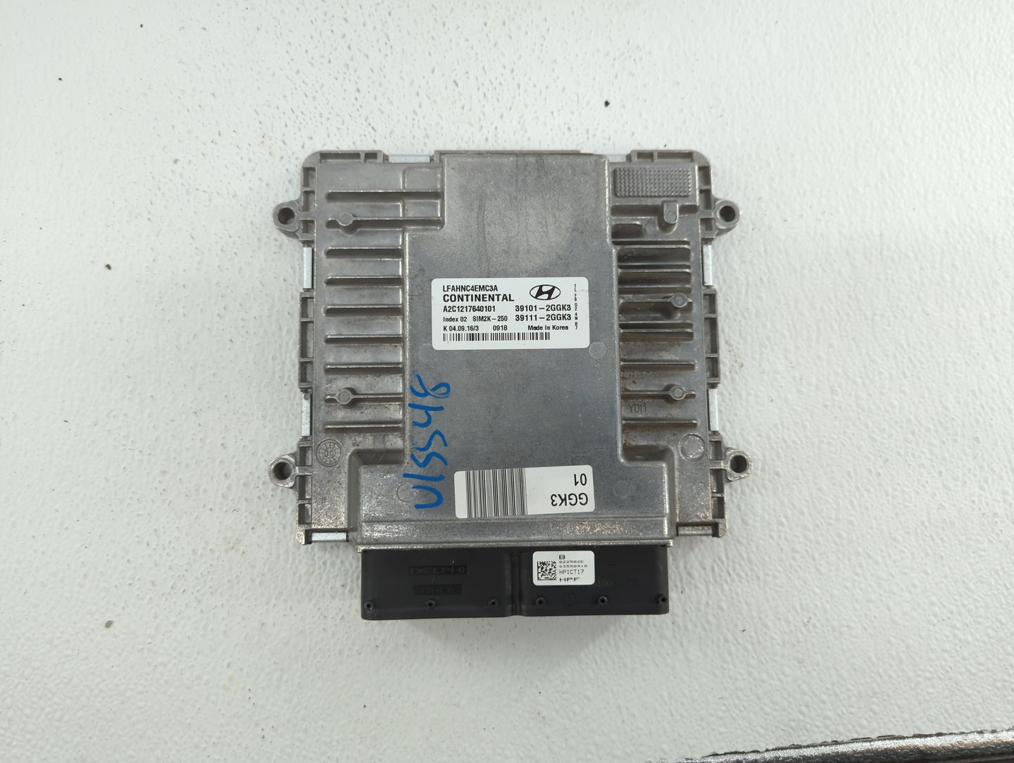 2015-2017 Hyundai Sonata PCM Engine Control Computer ECU ECM PCU OEM P/N:39101-2GGK0 39101-2GGL4 Fits Fits 2015 2016 2017 OE