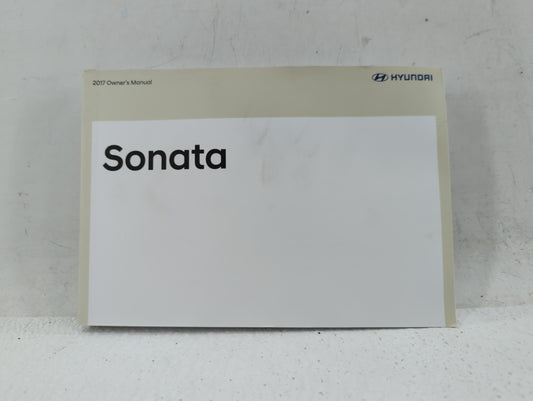 2017 Hyundai Sonata Owners Manual Book Guide P/N:HC10-EU74H OEM Used Auto Parts - Oemusedautoparts1.com