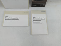 2017 Hyundai Sonata Owners Manual Book Guide P/N:HC10-EU74H OEM Used Auto Parts - Oemusedautoparts1.com