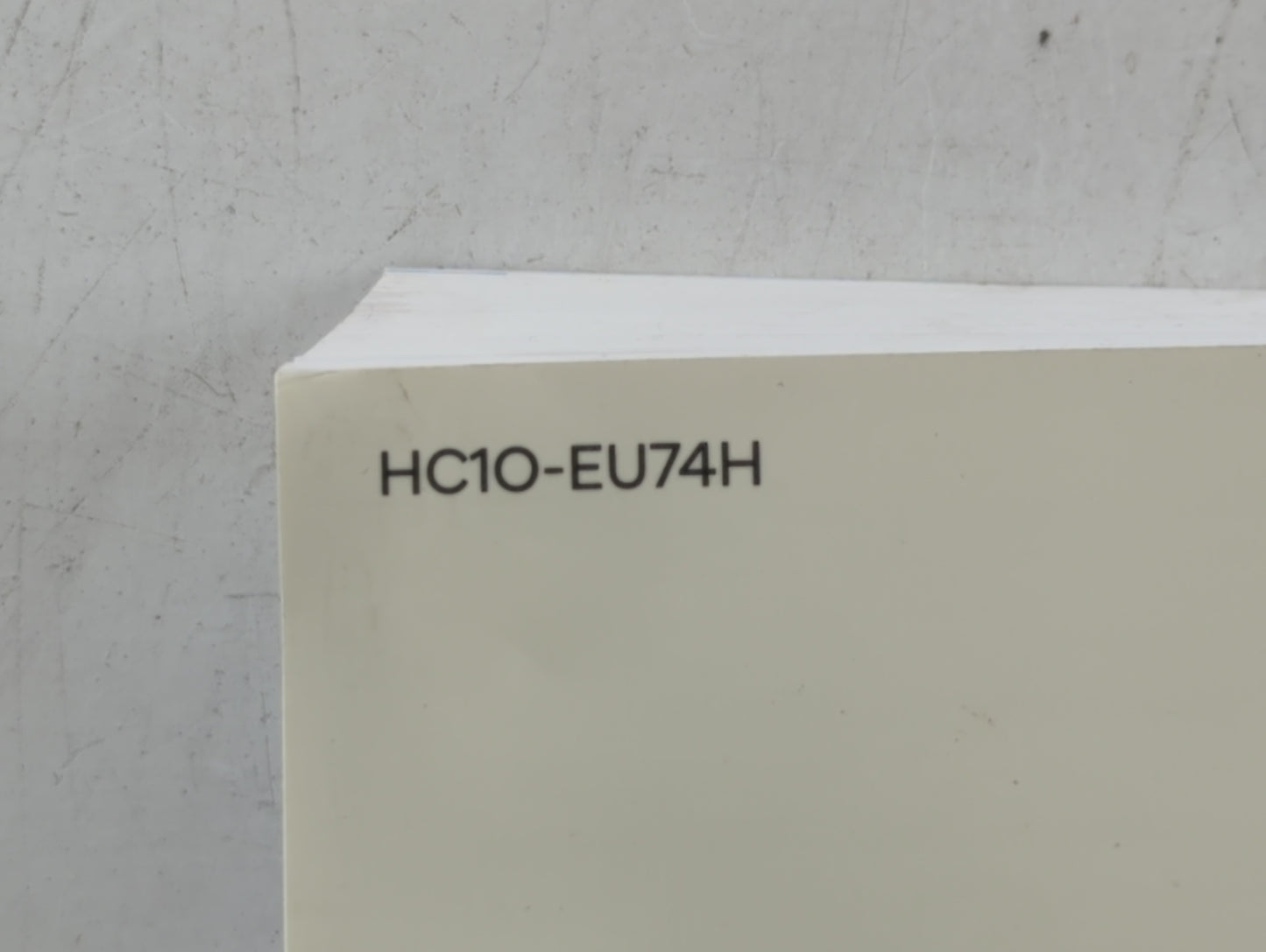 2017 Hyundai Sonata Owners Manual Book Guide P/N:HC10-EU74H OEM Used Auto Parts - Oemusedautoparts1.com