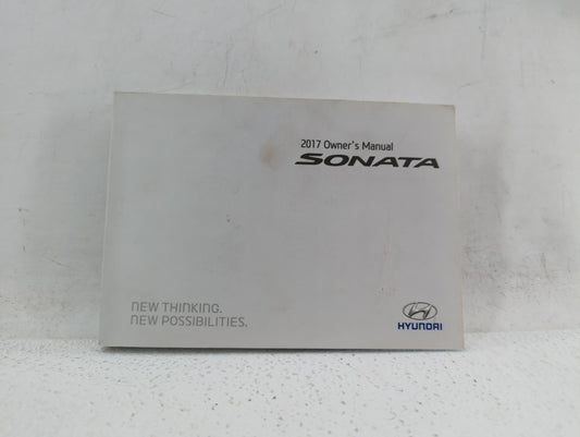 2017 Hyundai Sonata Owners Manual Book Guide P/N:HC10-EU66B OEM Used Auto Parts - Oemusedautoparts1.com