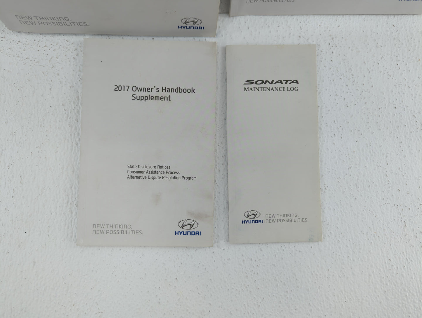 2017 Hyundai Sonata Owners Manual Book Guide P/N:HC10-EU66B OEM Used Auto Parts - Oemusedautoparts1.com