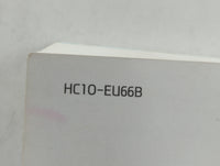 2017 Hyundai Sonata Owners Manual Book Guide P/N:HC10-EU66B OEM Used Auto Parts - Oemusedautoparts1.com