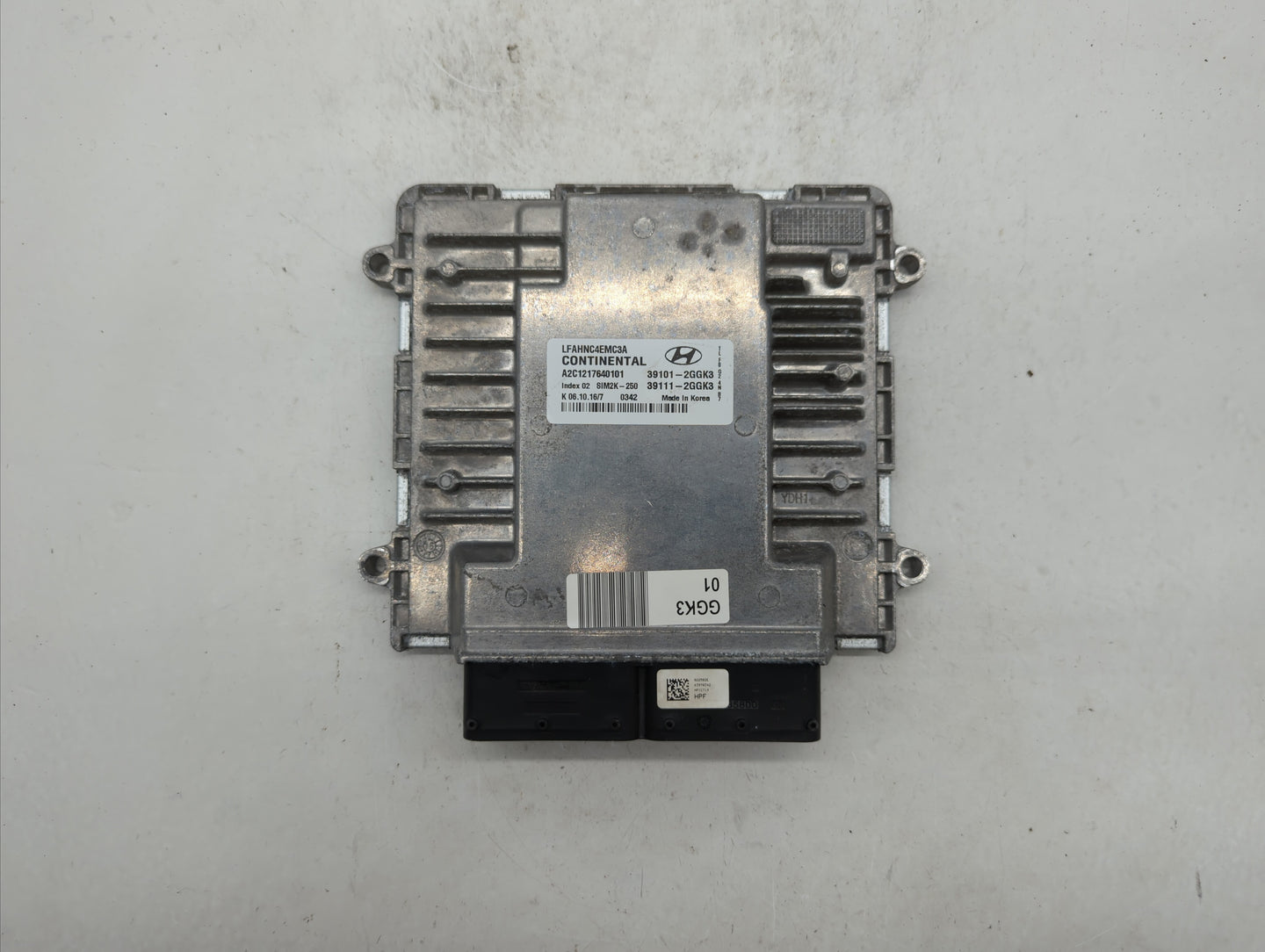 2015-2017 Hyundai Sonata PCM Engine Control Computer ECU ECM PCU OEM P/N:39101-2GGK0 39101-2GGL4 Fits Fits 2015 2016 2017 OE