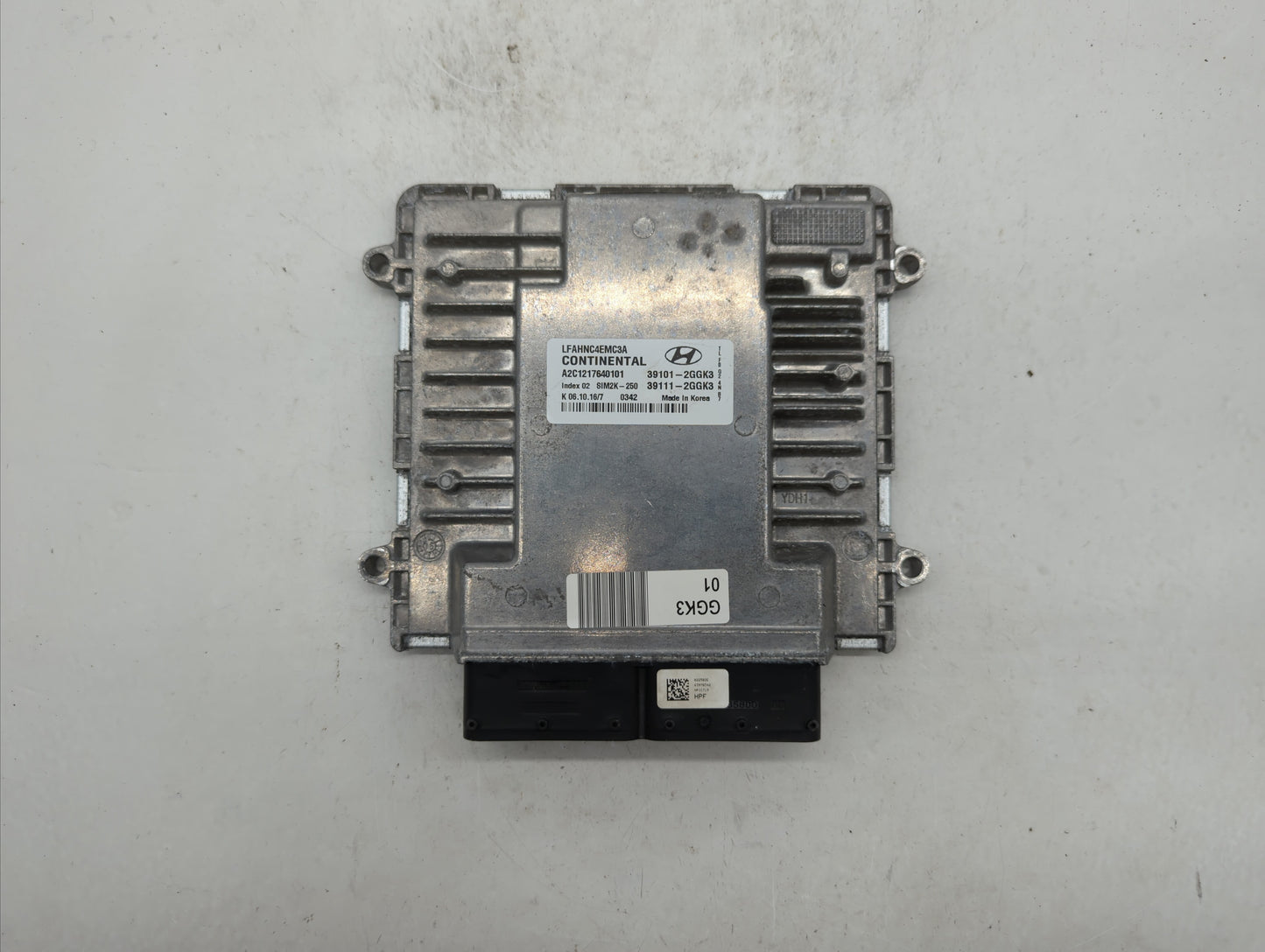 2015-2017 Hyundai Sonata PCM Engine Control Computer ECU ECM PCU OEM P/N:39101-2GGK0 39101-2GGL4 Fits Fits 2015 2016 2017 OE