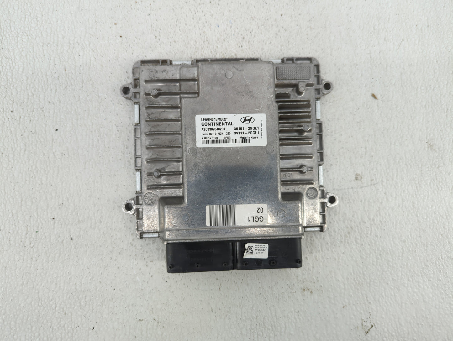 2015-2017 Hyundai Sonata PCM Engine Control Computer ECU ECM PCU OEM P/N:39101-2GGL2 39111-2GGL2 Fits Fits 2015 2016 2017 OE