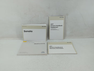 2017 Hyundai Sonata Owners Manual Book Guide OEM Used Auto Parts