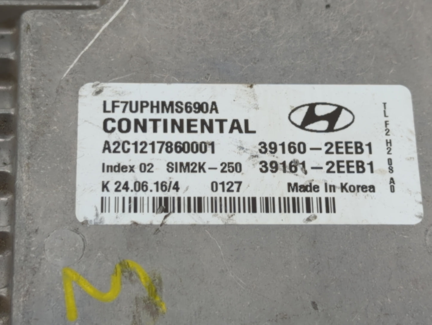 2016-2017 Hyundai Sonata PCM Engine Control Computer ECU ECM PCU OEM P/N:39160-2EEB1 39161-2EEB1, 39160-2EEB0 Fits Fits 2016