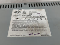 2016-2017 Hyundai Sonata Am Fm Cd Player Radio Receiver - Oemusedautoparts1.com