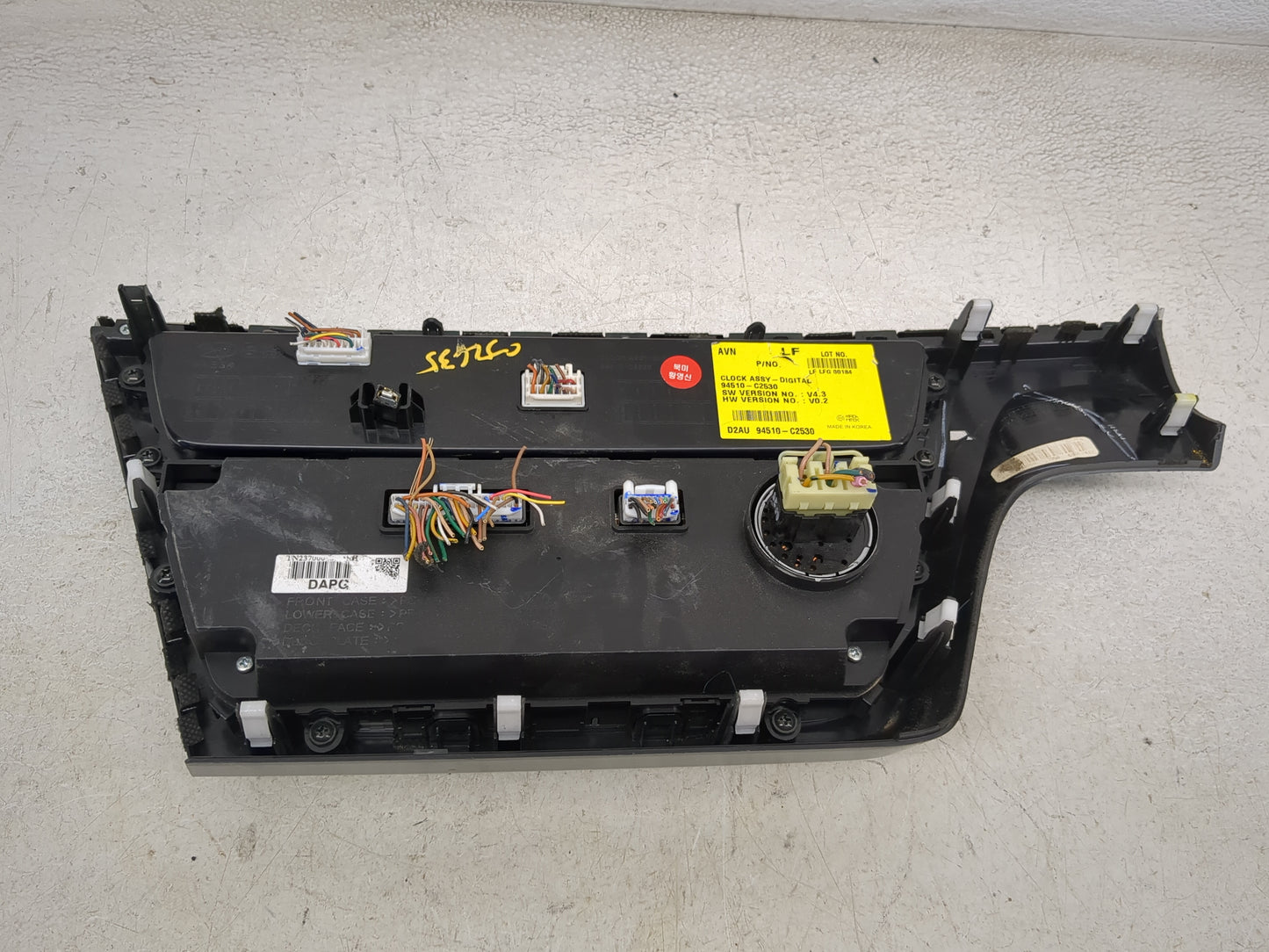 2017 Hyundai Sonata Climate Control Module Temperature AC/Heater Replacement P/N:94510-C2530 Fits OEM Used Auto Parts - Oemu