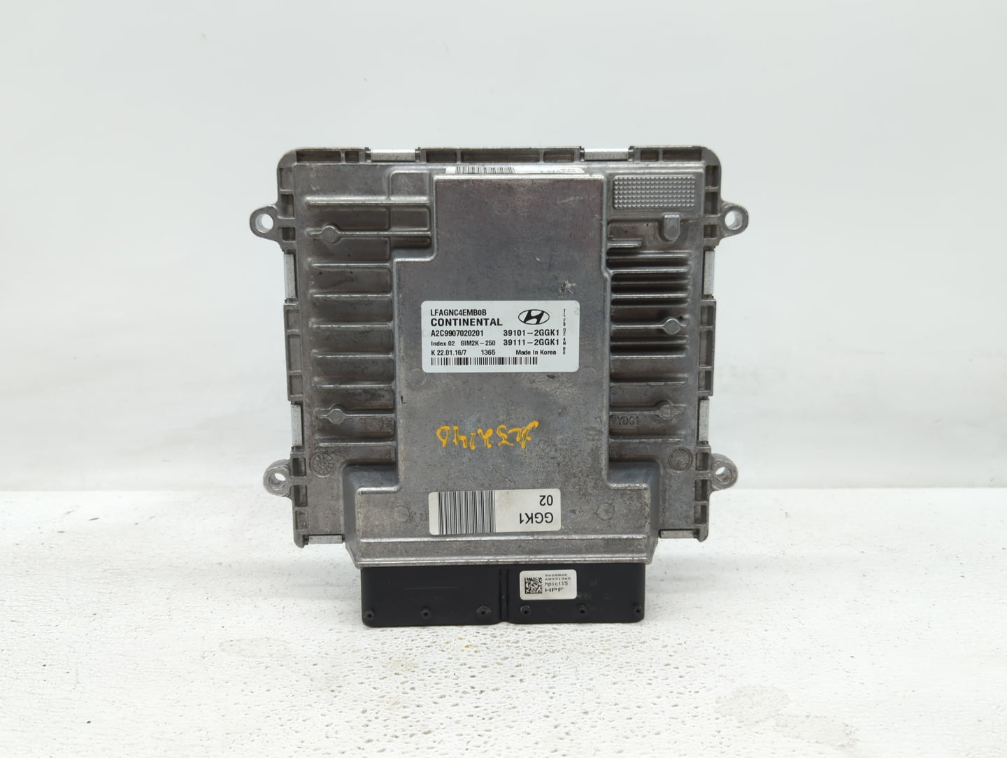 2015-2017 Hyundai Sonata PCM Engine Control Computer ECU ECM PCU OEM P/N:39111-2GGL3 39101-2GGL3 Fits Fits 2015 2016 2017 OE