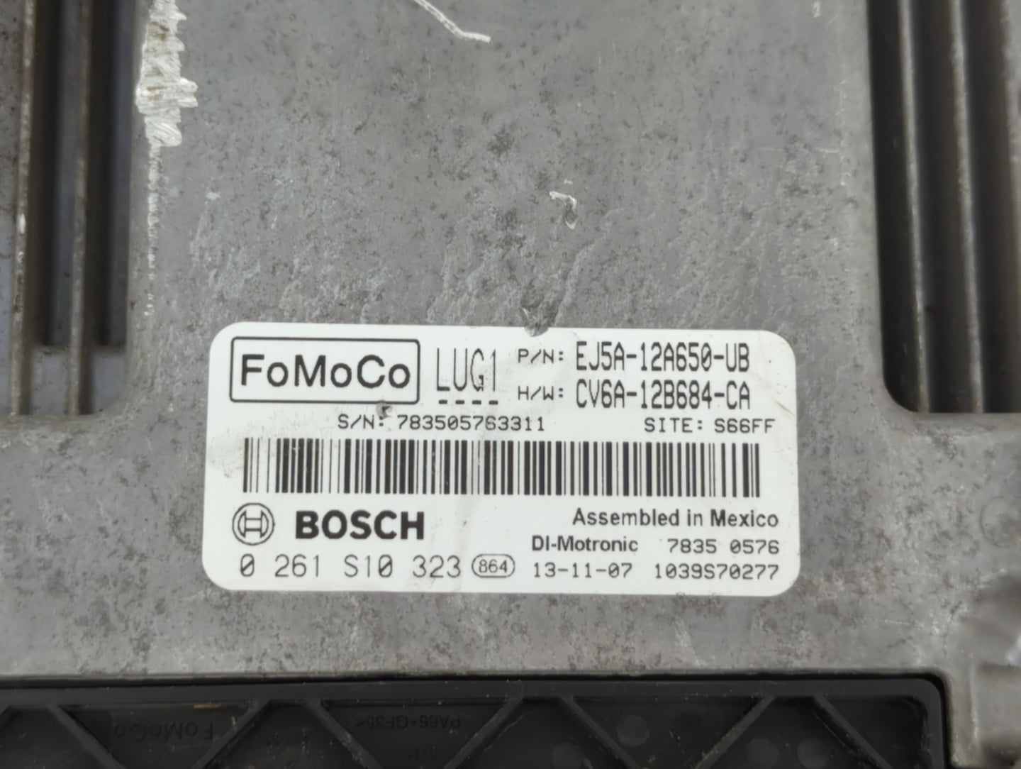 2016-2017 Hyundai Sonata PCM Engine Control Computer ECU ECM PCU OEM P/N:EJ5A-12A650-UB Fits Fits 2016 2017 OEM Used Auto Pa