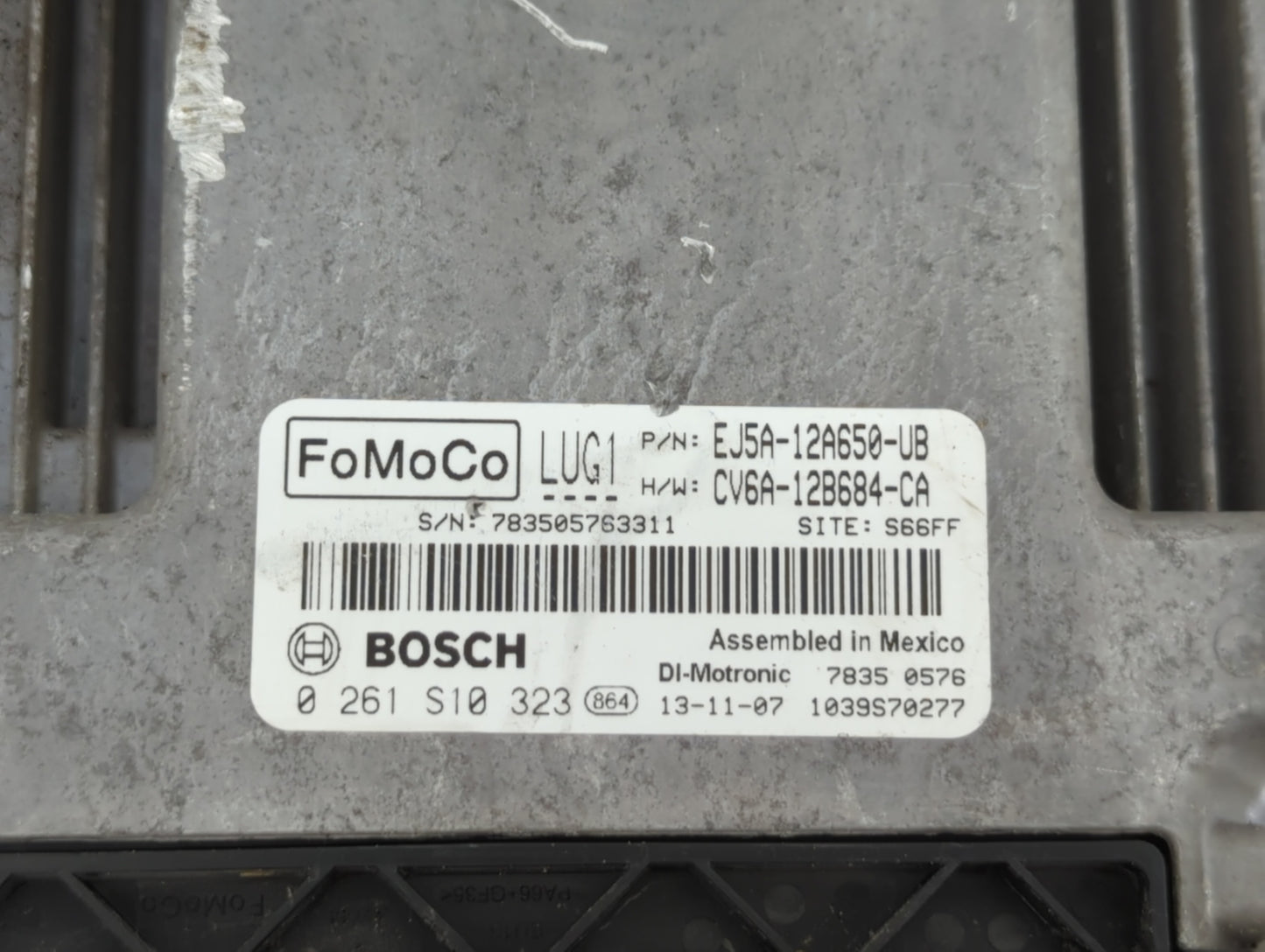 2016-2017 Hyundai Sonata PCM Engine Control Computer ECU ECM PCU OEM P/N:EJ5A-12A650-UB Fits Fits 2016 2017 OEM Used Auto Pa
