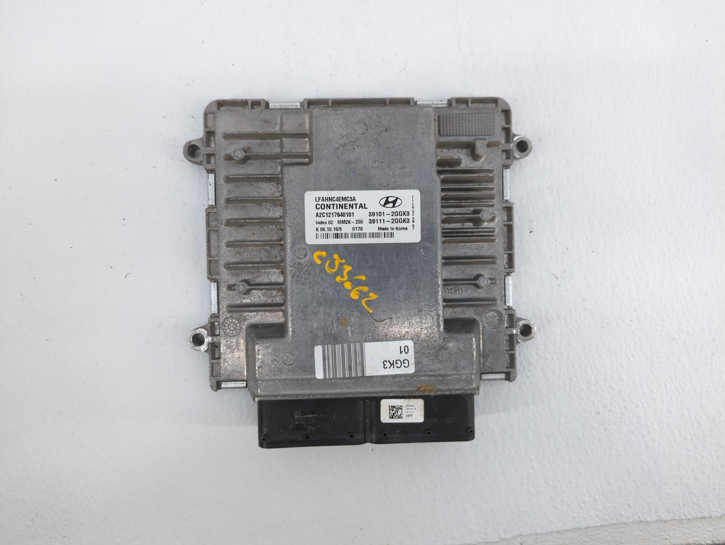 2015-2017 Hyundai Sonata PCM Engine Control Computer ECU ECM PCU OEM P/N:39101-2GGL1 39111-2GGL3 Fits Fits 2015 2016 2017 OE