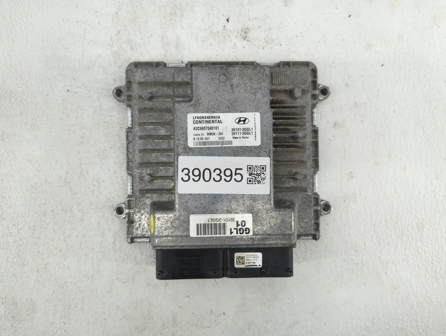 2015-2017 Hyundai Sonata PCM Engine Control Computer ECU ECM PCU OEM P/N:39111-2GGL1 39101-2GGL1 Fits Fits 2015 2016 2017 OE
