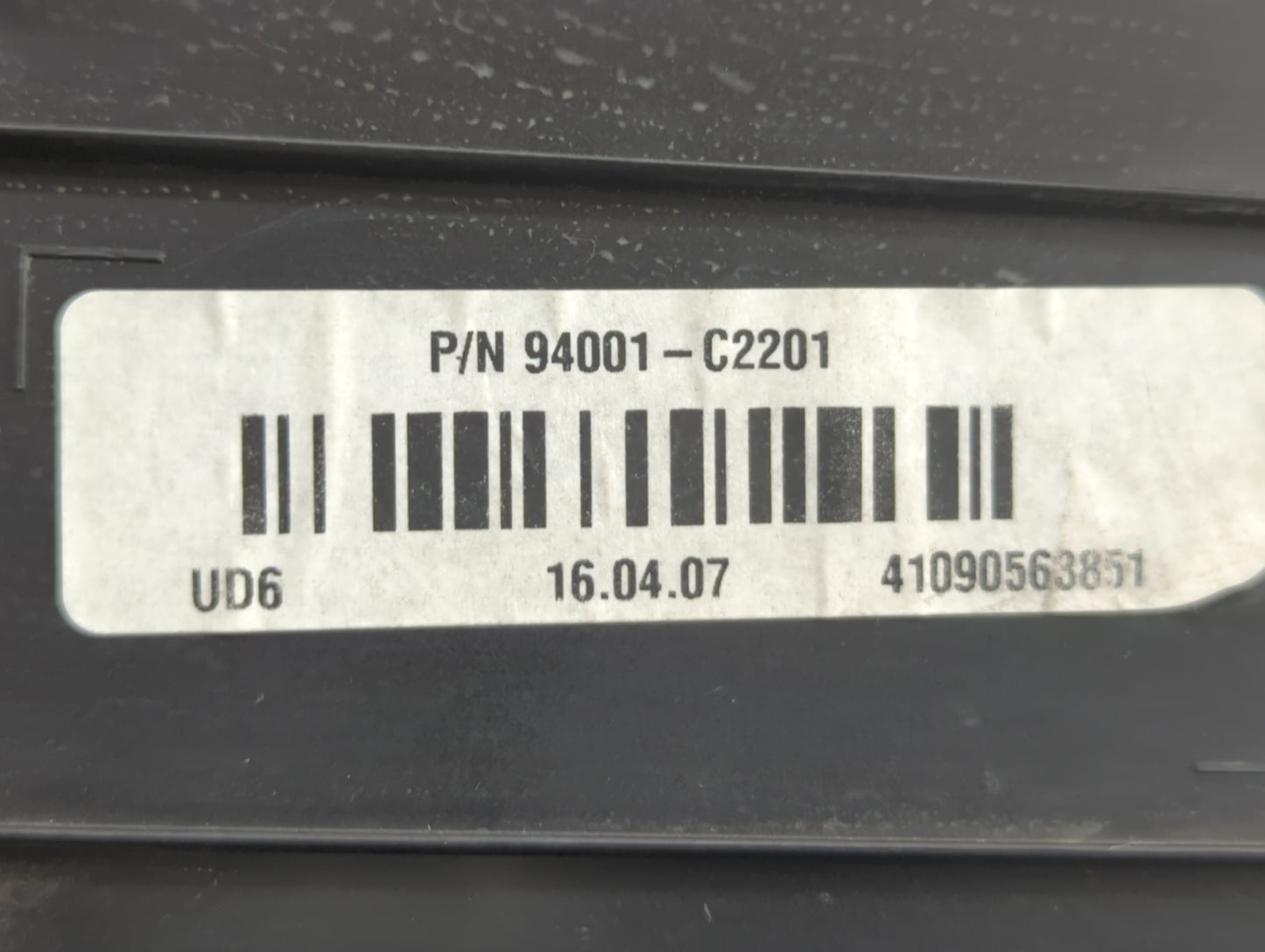 2016-2017 Hyundai Sonata Instrument Cluster Speedometer Gauges P/N:94001-C2201 Fits Fits 2016 2017 OEM Used Auto Parts - Oem