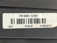 2016-2017 Hyundai Sonata Instrument Cluster Speedometer Gauges P/N:94001-C2201 Fits Fits 2016 2017 OEM Used Auto Parts - Oem