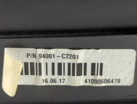2016-2017 Hyundai Sonata Instrument Cluster Speedometer Gauges P/N:94001-C2201 Fits Fits 2016 2017 OEM Used Auto Parts - Oem