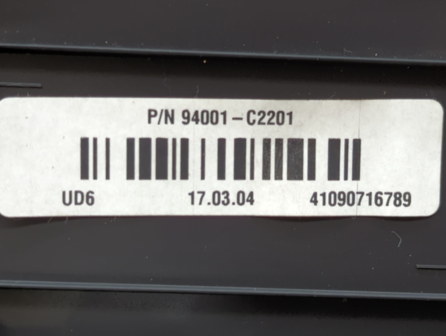 2016-2017 Hyundai Sonata Instrument Cluster Speedometer Gauges P/N:94001-C2201 Fits Fits 2016 2017 OEM Used Auto Parts - Oem