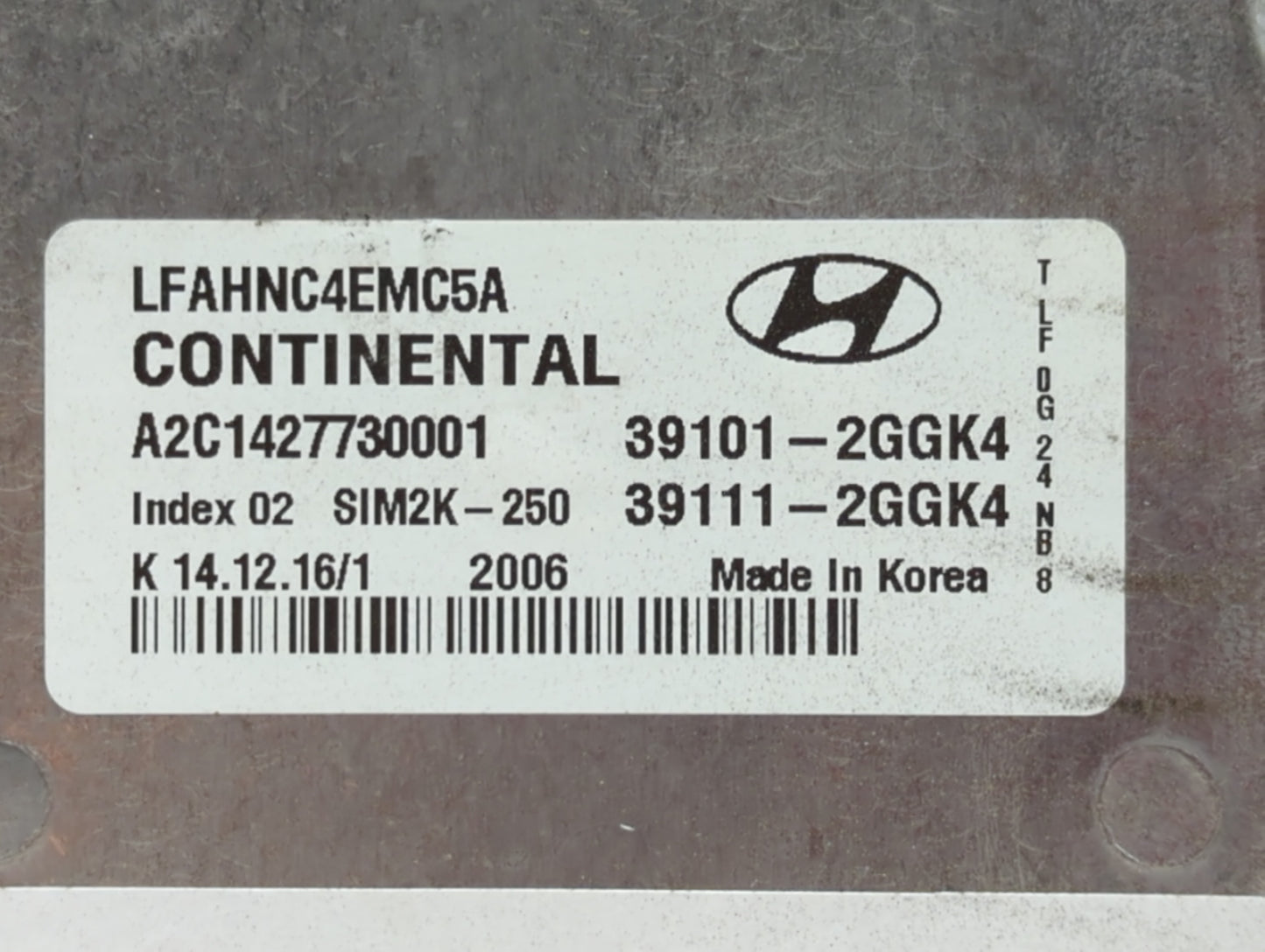 2015-2017 Hyundai Sonata PCM Engine Control Computer ECU ECM PCU OEM P/N:39101-2GGL1 39111-2GGL3 Fits Fits 2015 2016 2017 OE